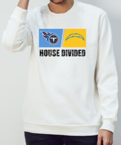 Tennessee Titans vs Los Angeles Chargers House Divided Shirt 1 Tennessee Titans vs Los Angeles Chargers House Divided Shirt 2