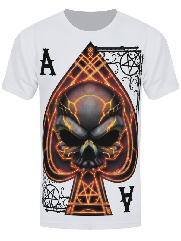 The Ace Of Spades Men’s White Sub Shirt