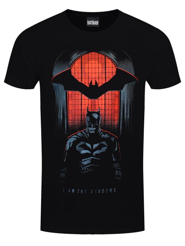 The Batman I Am The Shadows Men’s Black T-Shirt