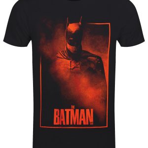 The Batman Red Smoke Men’s Black T-Shirt