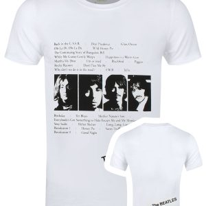 The Beatles White Album Men’s White T-Shirt