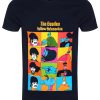 The Beatles Yellow Submarine Characters Men’s Navy Blue T-Shirt