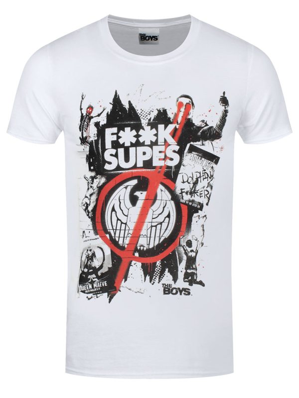 The Boys Fk Supes Men’s White T-Shirt