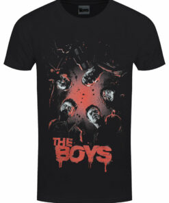 The Boys Group Shot Mens Black T Shirt 1