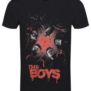 The Boys Group Shot Mens Black T Shirt 1