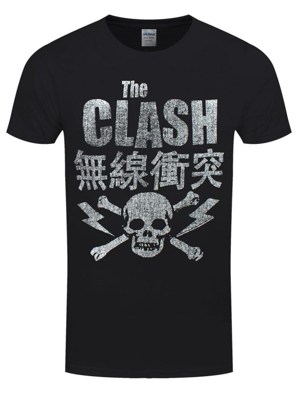 The Clash Skull & Crossbones Men’s Black T-Shirt