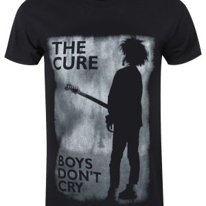 The Cure Boys Don’t Cry Men’s Black T-Shirt