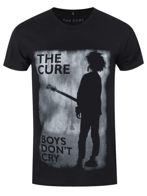 The Cure Boys Don’t Cry Men’s Black T-Shirt