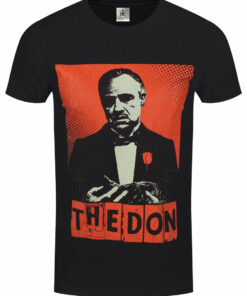 The Godfather The Don Mens Black T Shirt 1