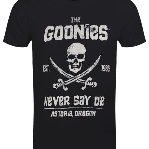 The Goonies Never Say Die Men’s Black T-Shirt