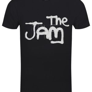 The Jam Spray Logo Mens Black T Shirt 1