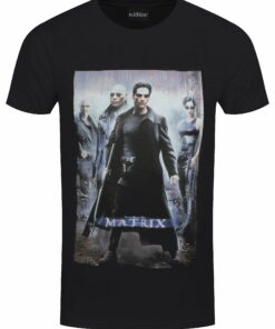 The Matrix Poster Mens Black T Shirt 1