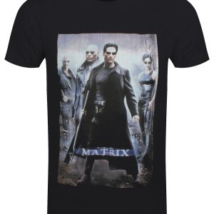 The Matrix Poster Mens Black T Shirt 1