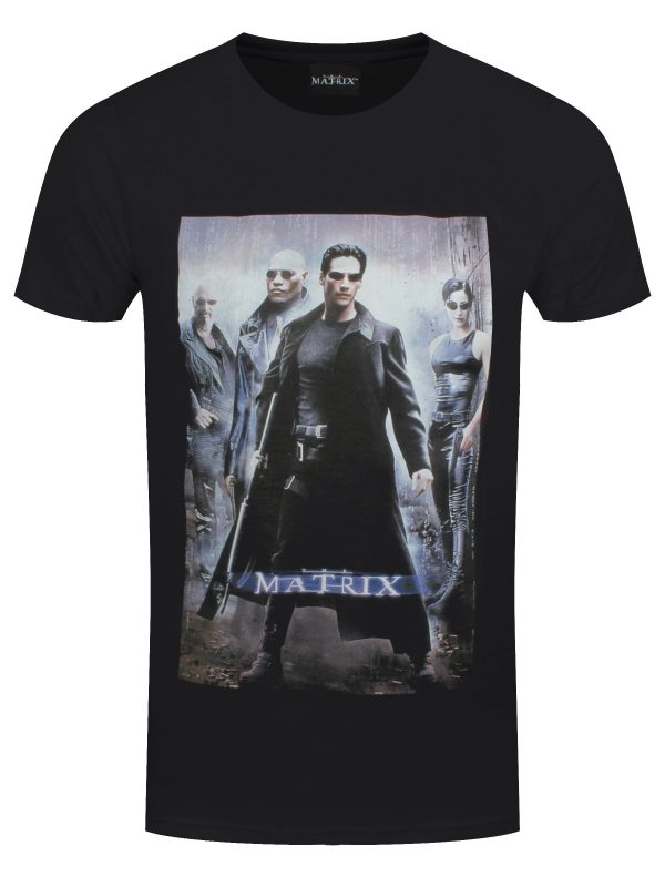 The Matrix Poster Men’s Black T-Shirt