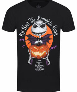 The Nightmare Before Christmas All Hail The Pumpkin King Mens Black T Shirt 1