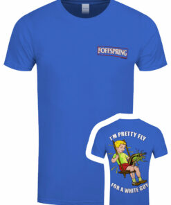 The Offspring White Guy Mens Blue T Shirt 1