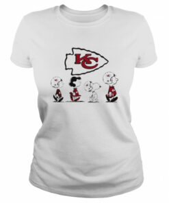 The Peanuts Characters Snoopy and Friends Kansas City Chiefs Football Shirt 1 The Peanuts Characters Snoopy and Friends Kansas City Chiefs Football Shirt 2