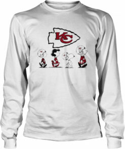 The Peanuts Characters Snoopy and Friends Kansas City Chiefs Football Shirt 2 The Peanuts Characters Snoopy and Friends Kansas City Chiefs Football Shirt 3