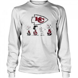 The Peanuts Characters Snoopy and Friends Kansas City Chiefs Football Shirt 3