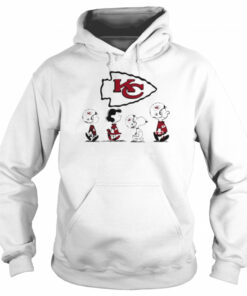 The Peanuts Characters Snoopy and Friends Kansas City Chiefs Football Shirt 4 The Peanuts Characters Snoopy and Friends Kansas City Chiefs Football Shirt 5