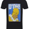 The Simpsons D’oh Men’s Black T-Shirt