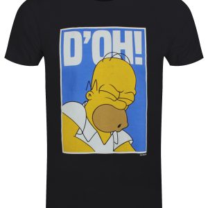 The Simpsons D’oh Men’s Black T-Shirt