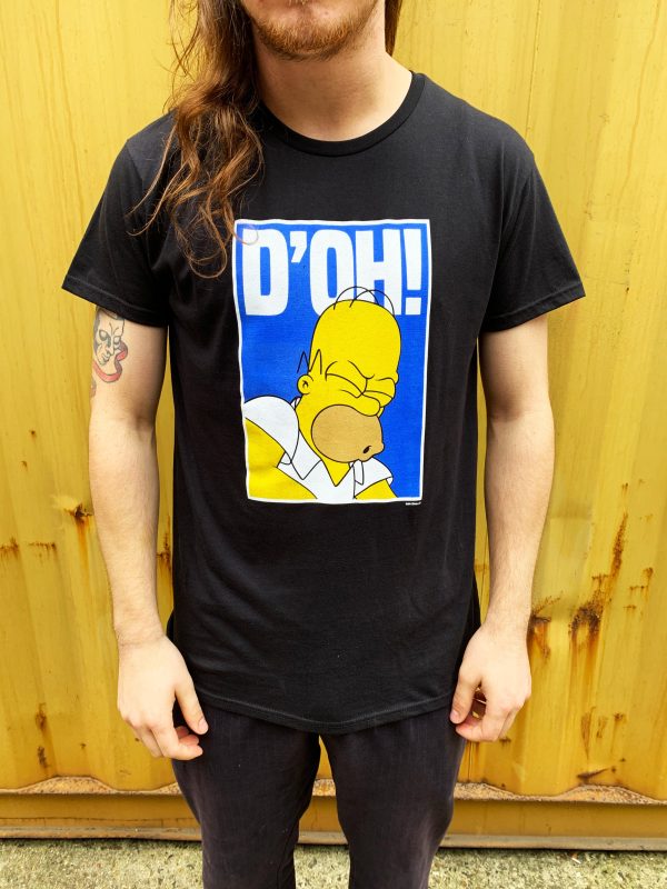 The Simpsons D’oh Men’s Black T-Shirt