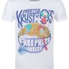 The Simpsons Frosted Crusty Q’s Men’s White T-Shir