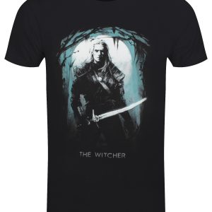 The Witcher Silhouette Men’s Black T-Shirt