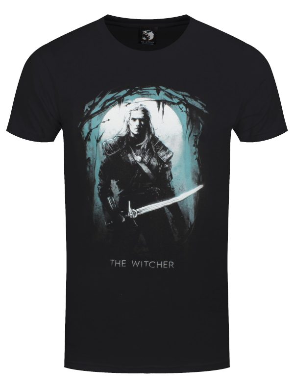 The Witcher Silhouette Men’s Black T-Shirt