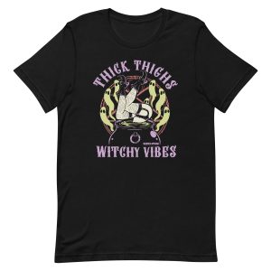 Thick Thighs Witchy Vibes T Shirt 2