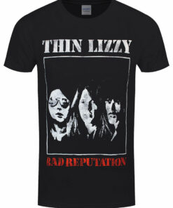 Thin Lizzy Bad Reputation Mens Black T Shirt 1