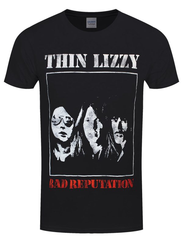 Thin Lizzy Bad Reputation Men’s Black T-Shirt