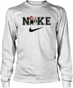 Tiffany Valentine Chucky Horror Halloween Character Nike Swoosh Logo shirt 3