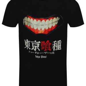 Tokyo Ghoul Gruesome Smile Men’s Black T-Shirt