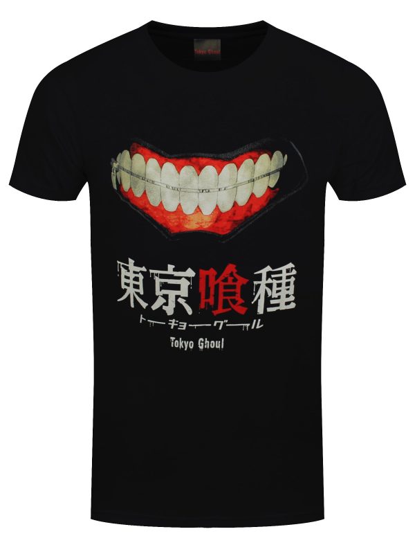 Tokyo Ghoul Gruesome Smile Men’s Black T-Shirt