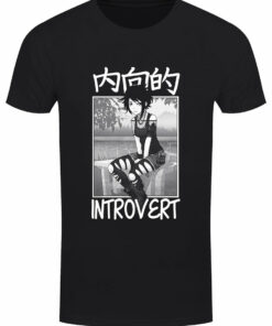 Tokyo Spirit Introvert Mens Black T Shirt 1
