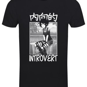 Tokyo Spirit Introvert Men’s Black T-Shirt