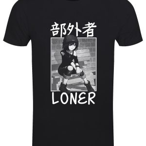 Tokyo Spirit Loner Mens Black T Shirt 1