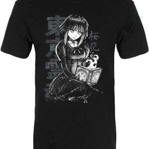 Tokyo Spirit Oka Mono Mens Premium Black T Shirt 1