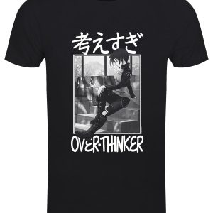 Tokyo Spirit Over-thinker Men’s Black T-Shirt