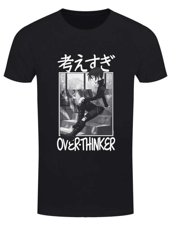 Tokyo Spirit Over-thinker Men’s Black T-Shirt