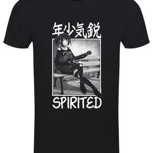 Tokyo Spirit Spirited Men’s Black T-Shirt