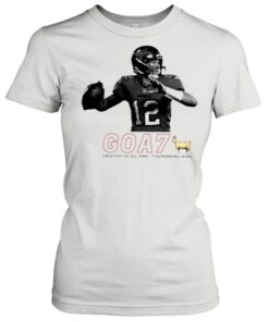 Tom Brady goa7 greatest of all time 7 super bowl wins shirt 2