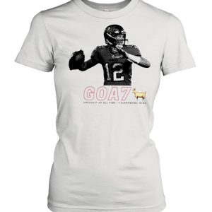 Tom Brady goa7 greatest of all time 7 super bowl wins shirt