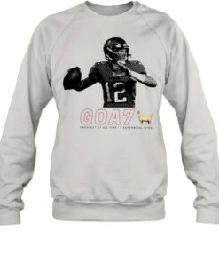 Tom Brady goa7 greatest of all time 7 super bowl wins shirt 4