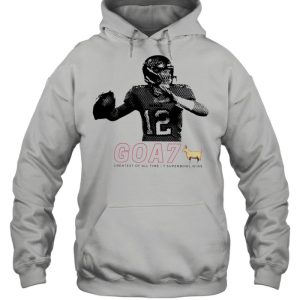 Tom Brady goa7 greatest of all time 7 super bowl wins shirt 5