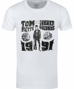Tom Petty The Heartbreakers Great Wide Open Tour Mens White T Shirt 1
