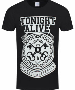 Tonight Alive TA Keys Mens Black T Shirt 1