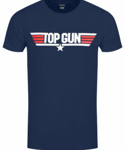 Top Gun Logo Mens Navy T shirt 1